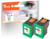 318796 - Peach Double Pack tête d'impression couleur, compatible avec No. 351*2, CB337EE*2 HP
