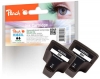 319216 - Peach doppio pacchetto cartuccia d'inchiostro nero HC compatibile con No. 363XL bk*2, C8719EE*2 HP