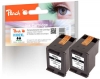 319613 - Peach Twin Pack testine di stampa nero compatibile con No. 302XL bk*2, F6U68AE*2 HP
