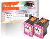 319636 - Peach Twin Pack testine di stampa colore compatibile con No. 62XL c*2, C2P07AE*2 HP