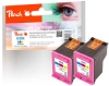 320053 - Peach Double Pack tête d'impression couleur, compatible avec No. 304 C*2, N9K05AE*2 HP