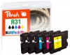 320504 - Peach Combi Pack Plus compatible with GC31, 405688*2, 405689, 405690, 405691 Ricoh