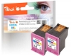 320948 - Peach Double Pack tête d'impression couleur, compatible avec No. 303XL C*2, T6N03AE*2 HP