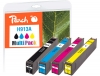 321396 - Multipack Peach avec puce, compatible avec No. 913A, L0R95AE, F6T77AE, F6T78AE, F6T79AE HP
