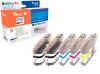 Peach Combi Pack Plus, compatible with  Brother LC-127XLVALBP