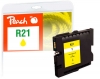 320559 - Cartuccia d'inchiostro Peach giallo compatibile con GC21Y, 405535 Ricoh