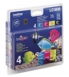 210640 - Originele inkt Valuepack zwart, kleur LC-1000VALBP Brother