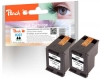 318794 - Peach Doppelpack Druckköpfe schwarz kompatibel zu No. 337*2, C9364E*2 HP