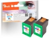 318804 - Peach Double Pack tête d'impression couleur, compatible No. 351XL*2, CB338EE*2 HP
