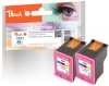 318806 - Peach dvigubas paketas, spausdinimo galvutė, spalvota, suderinamas su No. 901 C*2, CC656AE*2 HP