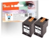 318840 - Peach dvigubas paketas, spausdinimo galvutė, juoda, suderinamas su No. 300 bk*2, CC640EE*2 HP