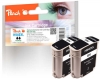 319228 - Cartuccia d'inchiostro Peach nero HC doppio pacchetto, compatibile con No. 940XL bk*2, D8J48AE HP
