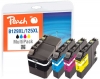 319698 - Peach Spar Pack Tintenpatronen kompatibel zu LC-129VALBP Brother