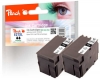 319992 - Peach dvigubas paketas, rašalo kasetė, juoda, suderinama su T2711*2, No. 27XL bk*2, C13T27114010*2 Epson