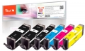 Peach Spar Pack Plus Tintenpatronen kompatibel zu  Canon PGI-570, CLI-571