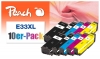 320708 - Peach pacchetto da 10 cartucce d'inchiostro compatibili con T3357, No. 33XL, C13T33574010 Epson