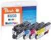 320994 - Peach Multi Pack with chip, compatible with LC-3233VALP Brother