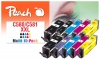 321204 - Peach 10er-Pack Tintenpatronen, kompatibel zu PGI-580XXL, CLI-581XXL Canon