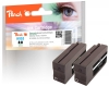 321232 - Peach Doppelpack Tintenpatrone schwarz kompatibel zu No. 953 bk*2, L0S58AE*2 HP