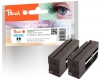 321239 - Peach Doppelpack Tintenpatronen schwarz kompatibel zu No. 953XL bk*2, L0S70AE*2 HP